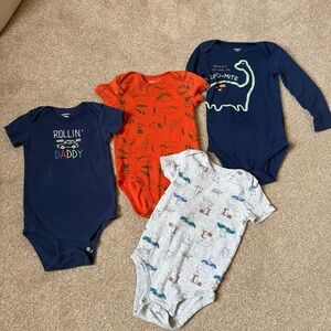 Assorted Dinosaur Print Kids One Pieces